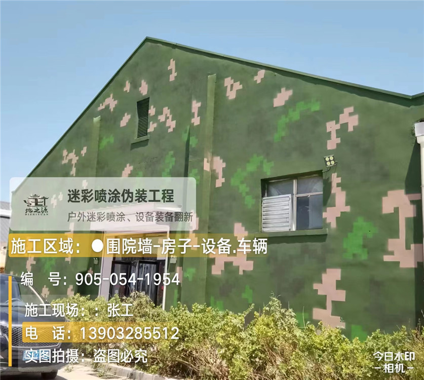 长寿外墙数码迷彩漆施工报价清单（100㎡标准墙面测算）